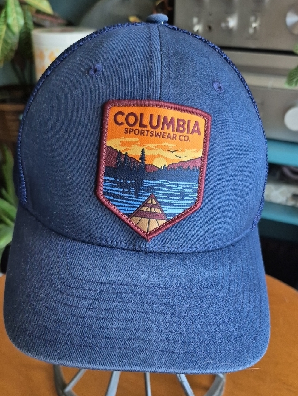 Columbia Sportswear Navy Patch Trucker Hat